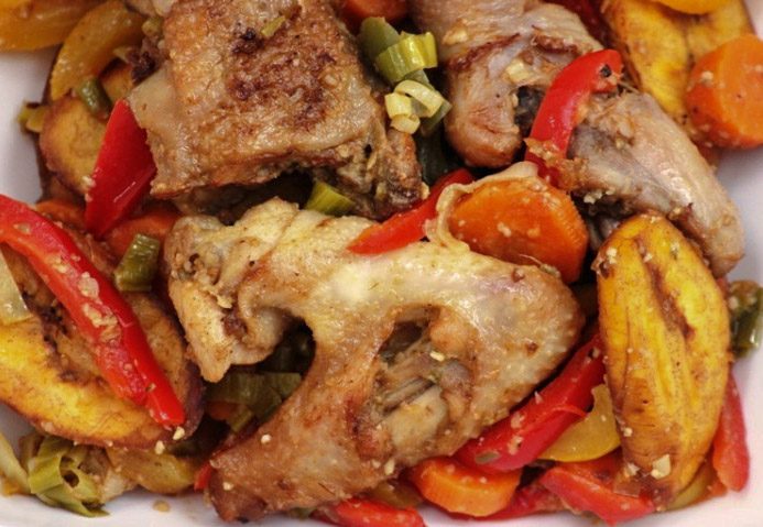 1/4 Poulet Basquaise